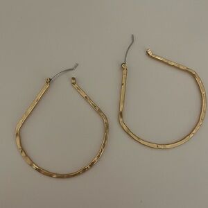 Anthropologie Gold Hoops